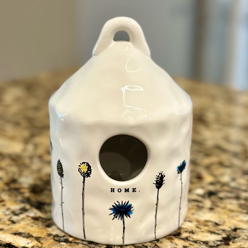 Mini Inspired Round Colored Homeline Birdhouse